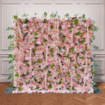 3D Blush Pink Flowers with Orchid for Wedding Backdrop ALFWL032 - Ali Flowers