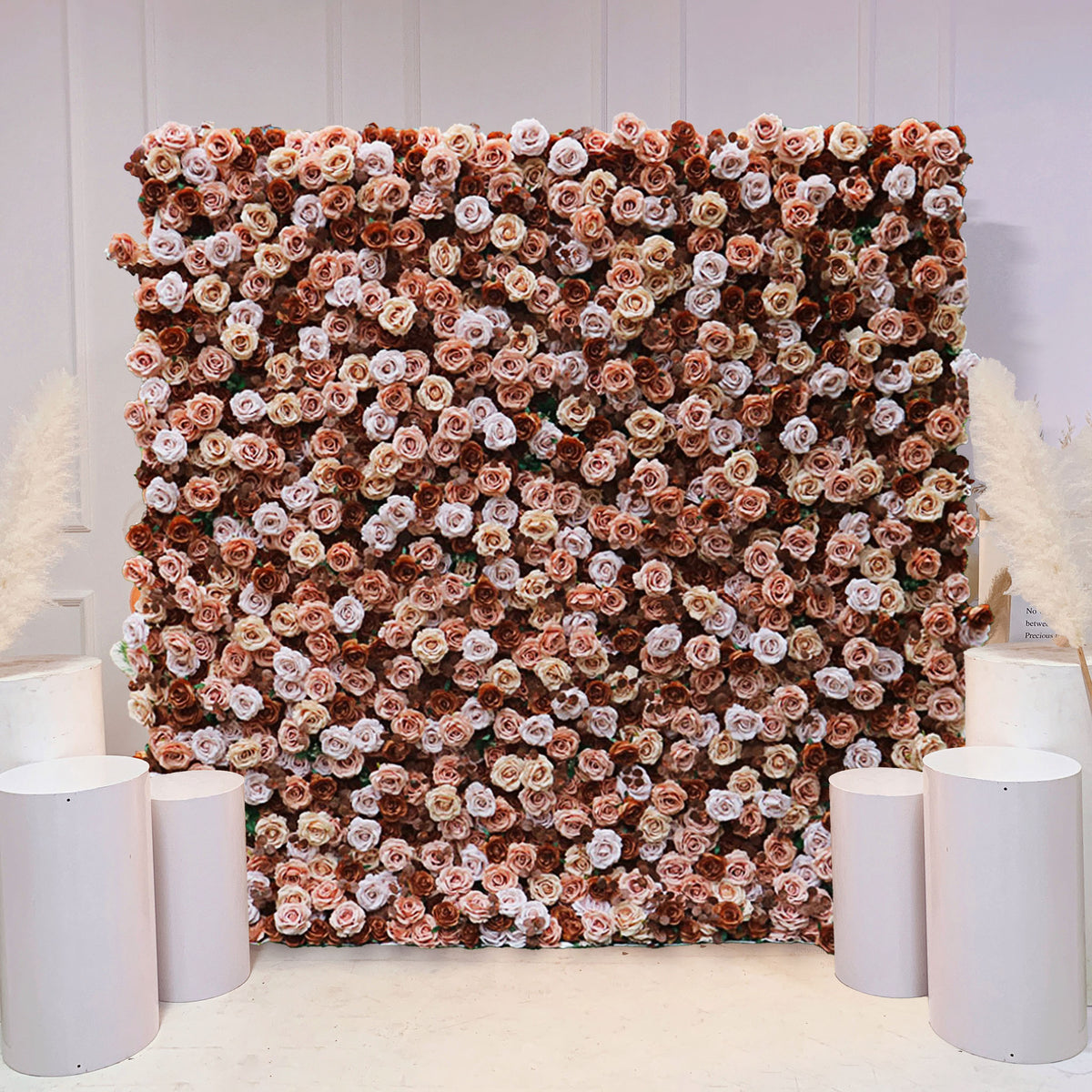 Aliflowers 3D Mixed Rose Flower Wall Backdrop Romantic Wedding & Event Decor ALFWL189