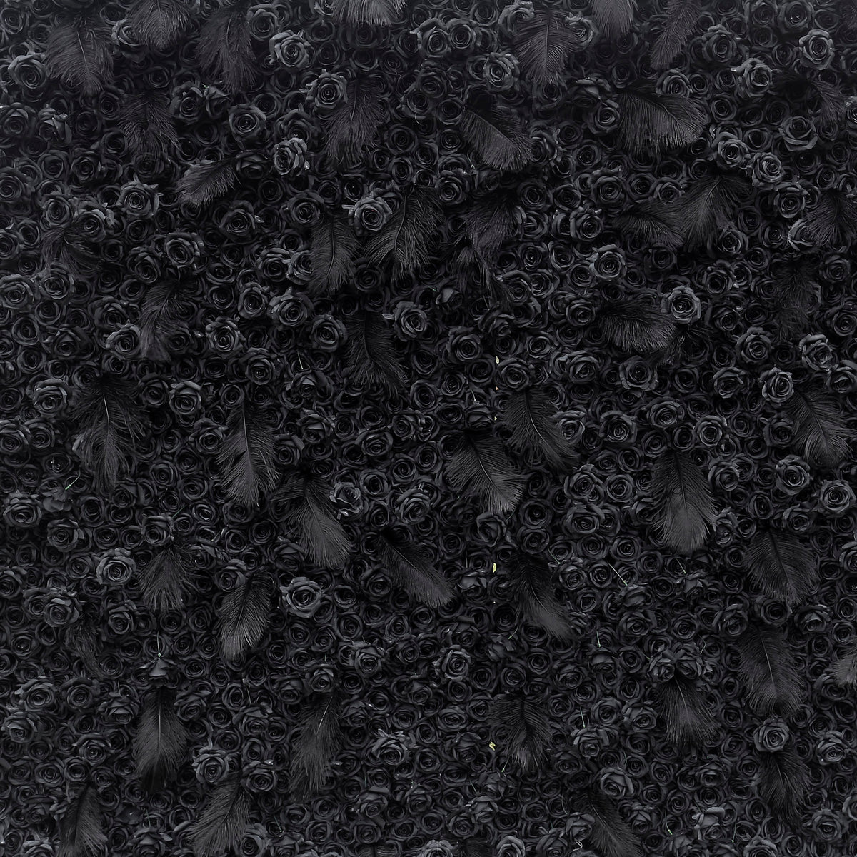 Aliflowers 5D Dark Black Rose Wall Floral Arrangement Artificial Flower Wall ALFWL090 - Ali Flowers