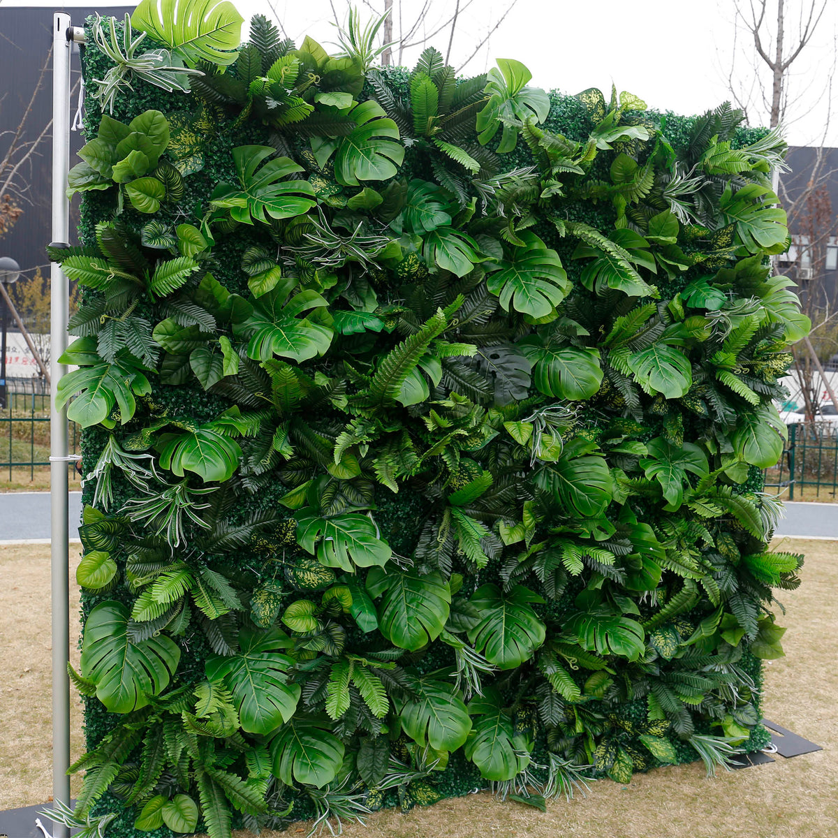 5D Artificial Grass Wall Backdrop Panels for Wedding Party Decor ALFWL144 - Ali Flowers