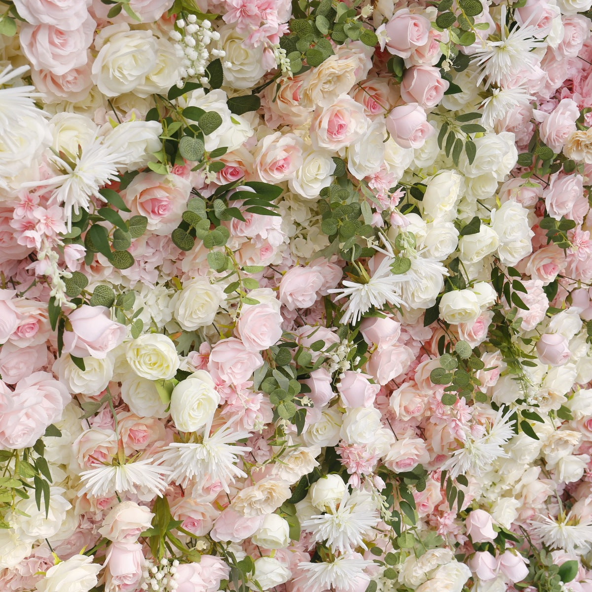 Aliflowers 5D Pink Champagne Rose Flower Wall Wedding Party Decoration Backdrop ALFWL180