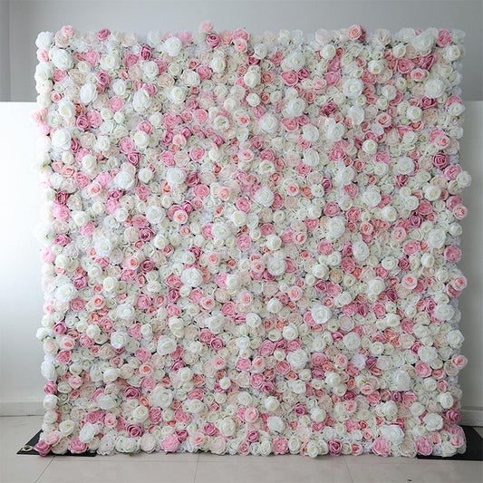 Ali Flowers Wedding Decor Up Cloth Back Fabric Florable Backdrop Flower Wall ALFWL001