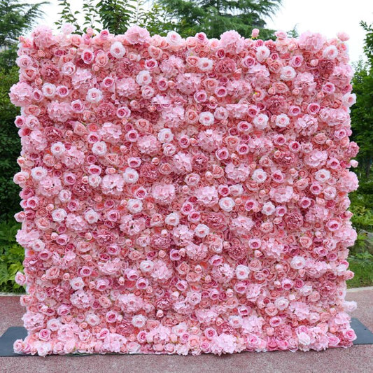 Ali Flowers Wedding Decor Up Cloth Back Fabric Florable Backdrop Flower Wall ALFWL003