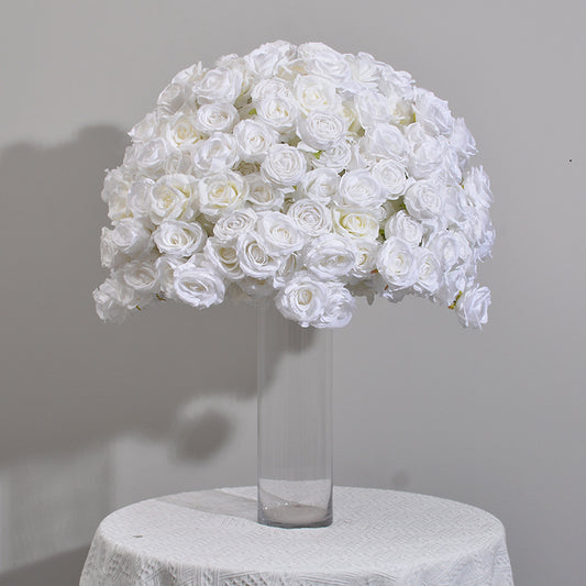 Ali Flowers Colorful Handmade Wedding Silk Flower Ball Centerpieces for Table Decor APFBL009
