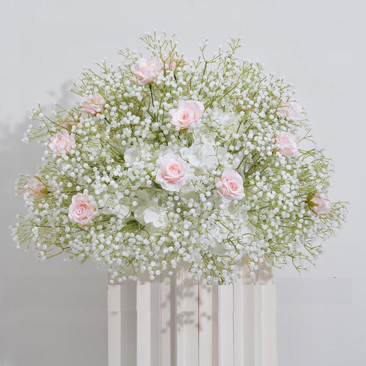 Ali Flowers Colorful Handmade Wedding Silk Flower Ball Centerpieces for Table Decor APFBL012