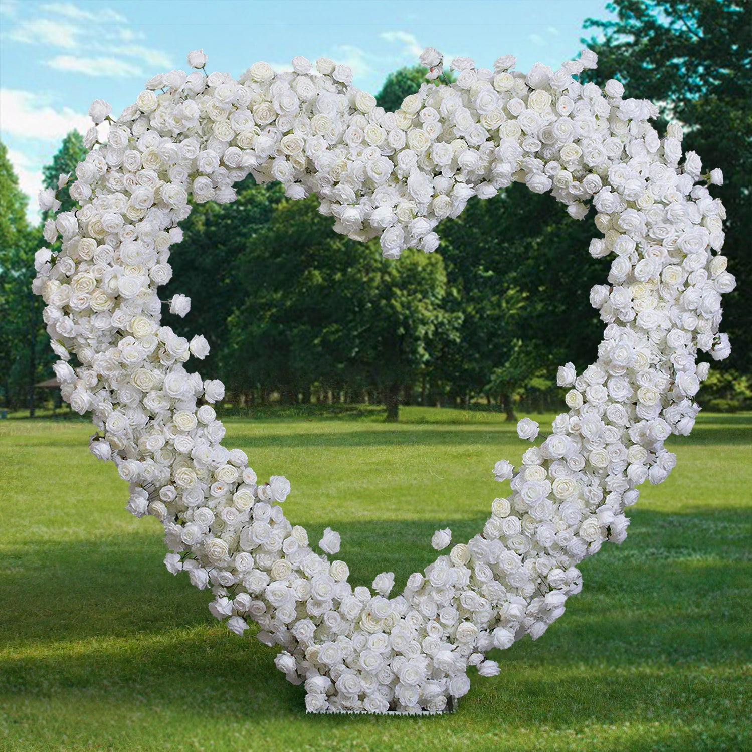 White Rose Series Heart Arch