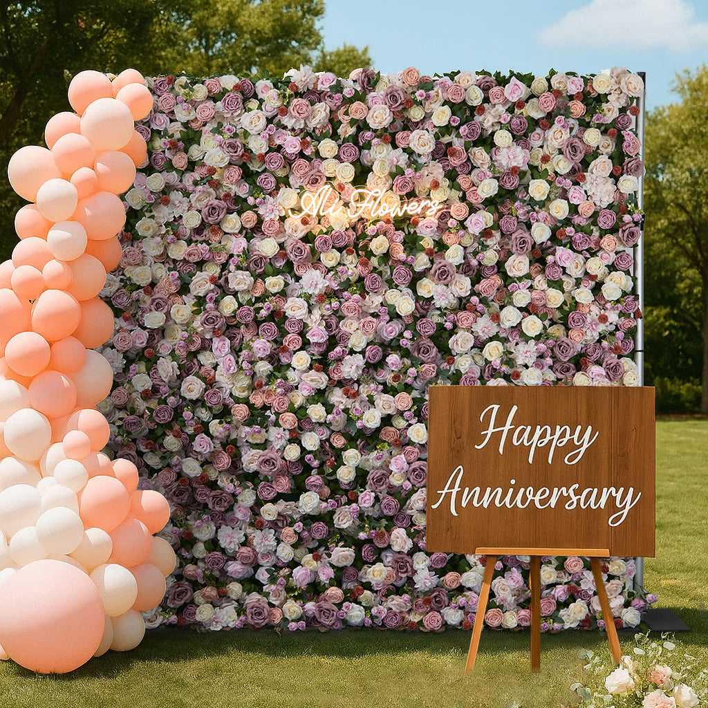 pink-flower-wall