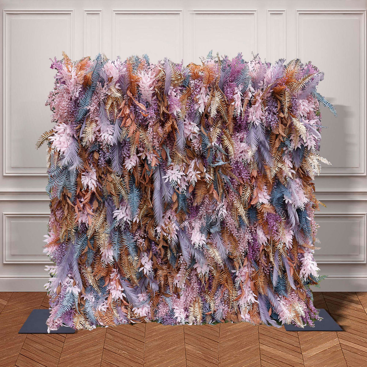 Aliflowers Retro Pampas Grass Flower Wall Outside Backdrop ALFWL123 - Ali Flowers