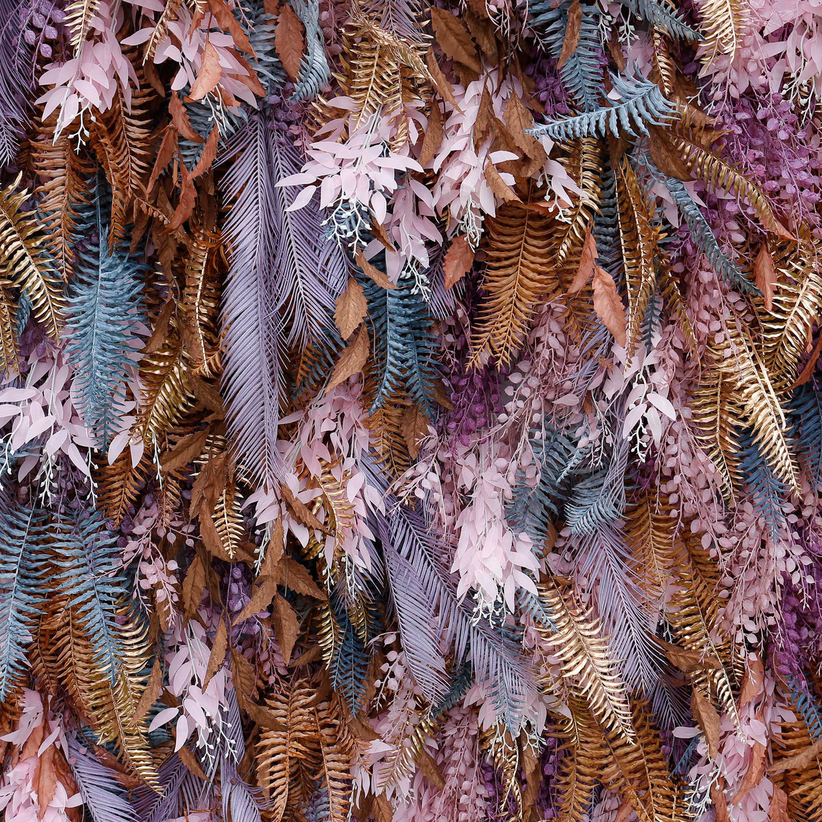 Aliflowers Retro Pampas Grass Flower Wall Outside Backdrop ALFWL123 - Ali Flowers