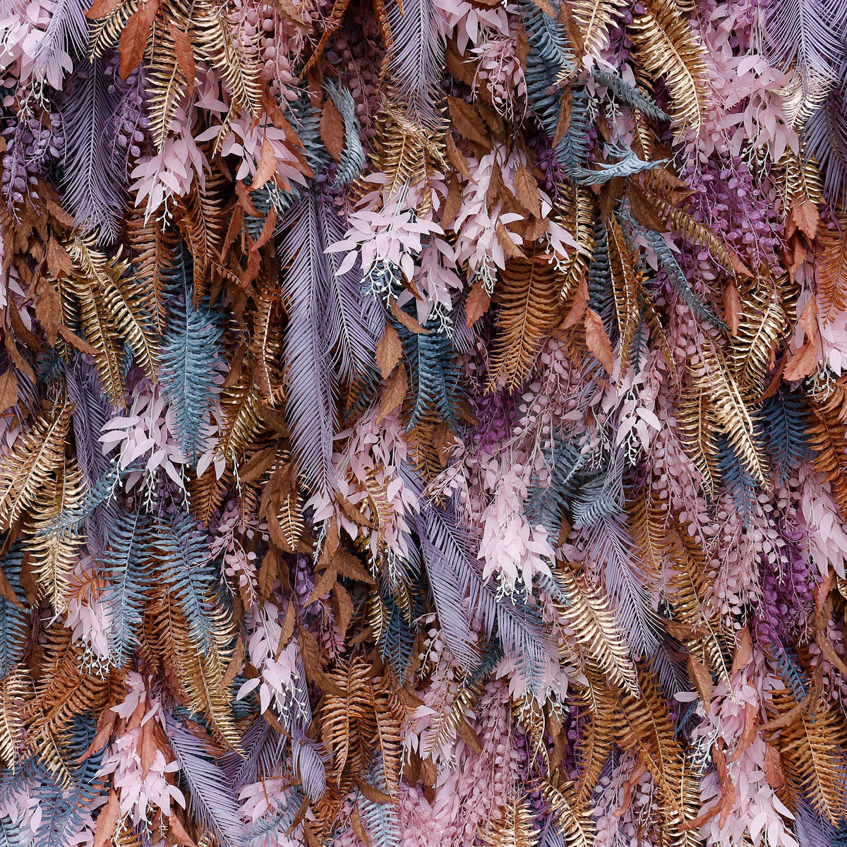 Aliflowers Retro Pampas Grass Flower Wall Outside Backdrop ALFWL123 - Ali Flowers