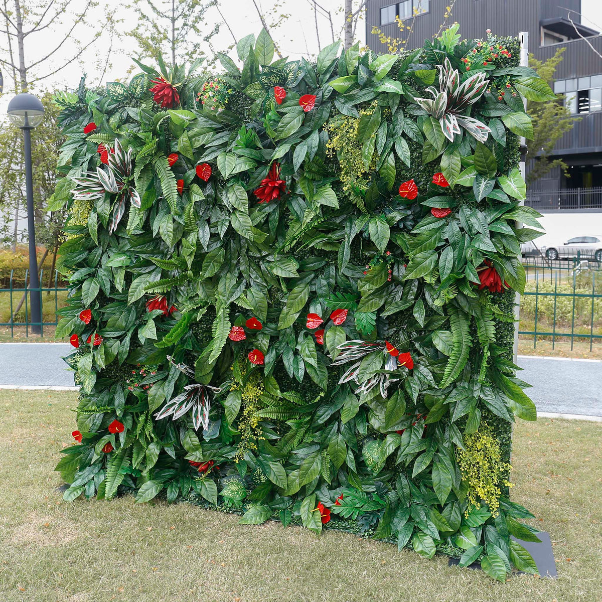 Synthetic Artificial Plant Vertical Garden Decoration Grass Wall Backdrop ALFWL143 - Ali Flowers