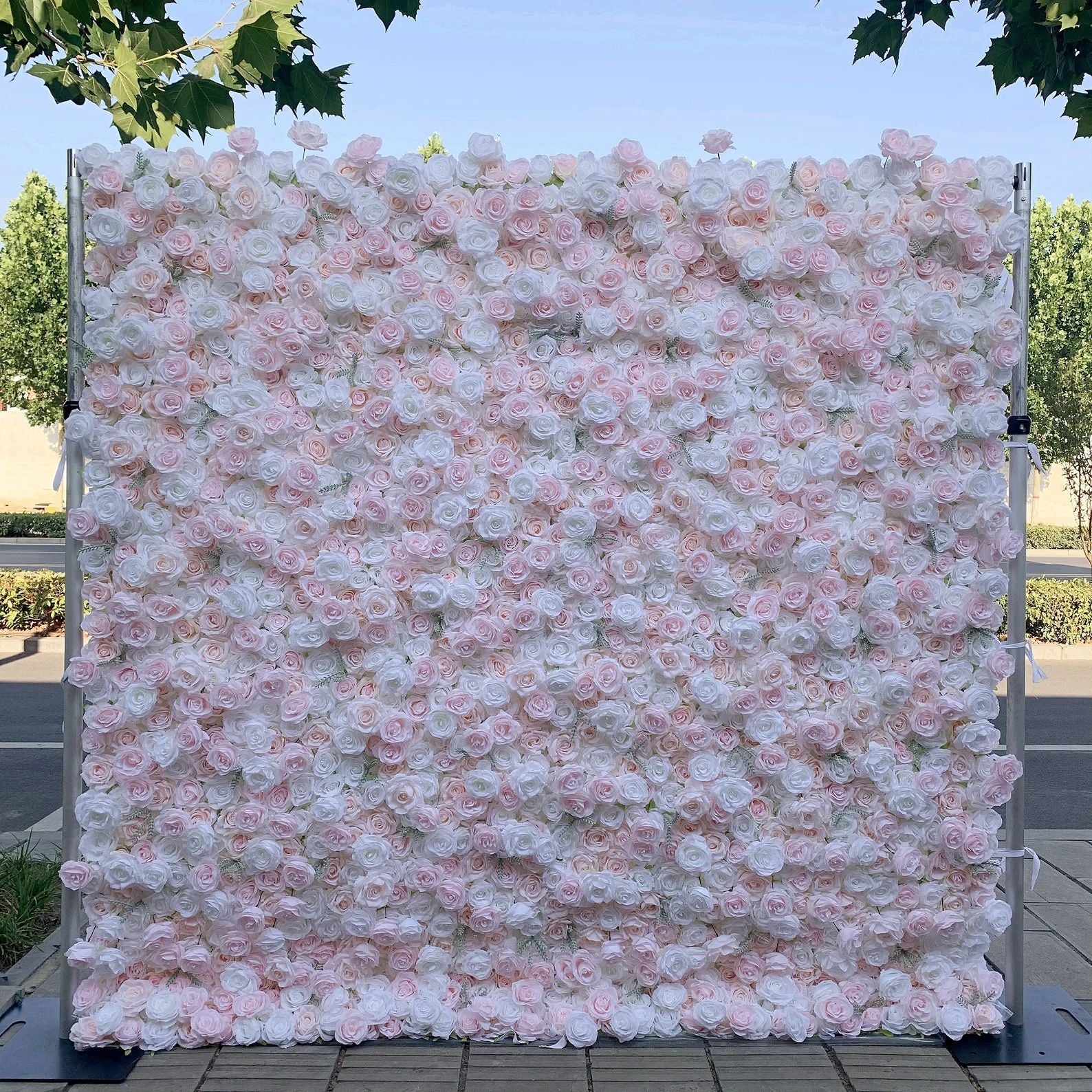 Pink Flower Wall