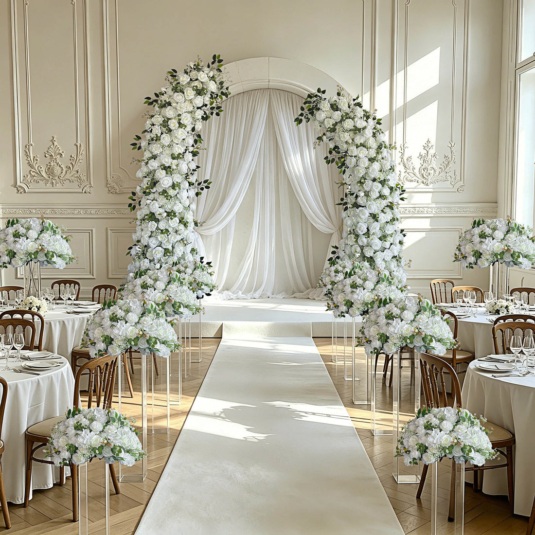 Artificial Flower Table Runners for Wedding Decoration – Ali Flowers