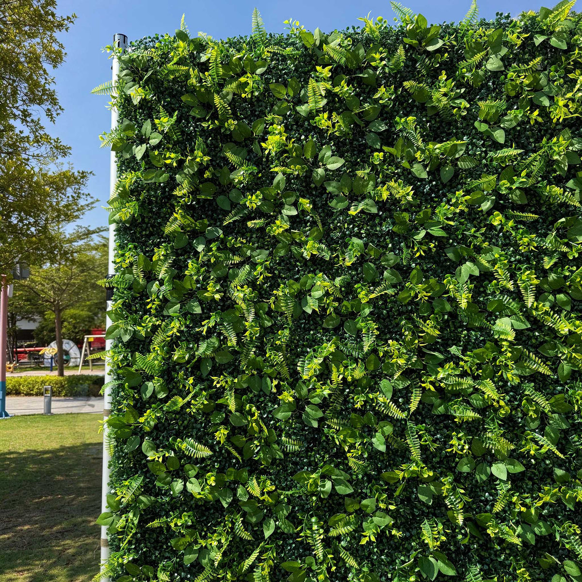 8×8ft 3D Artificial Grass Wall Backdrop for Weddings, Parties & Events - Ali Flowers