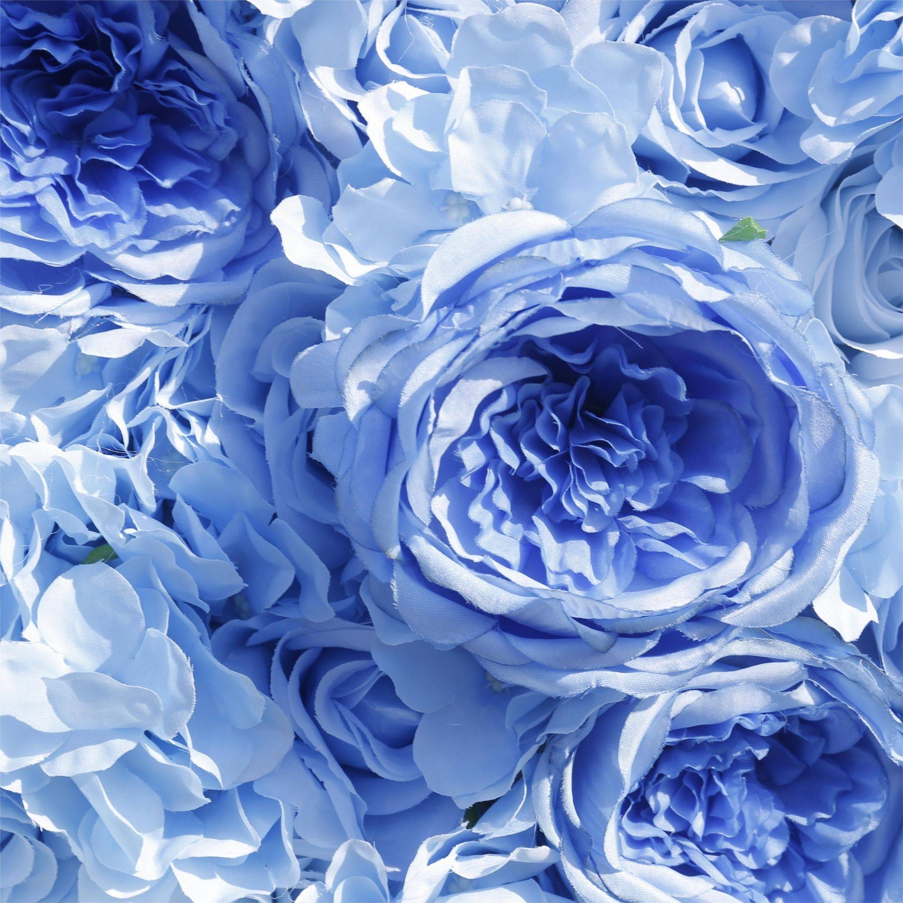 Wedding Backdrop Decor 3D Blue Peony with Hydrangea ALFWL036 - Ali Flowers