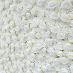 Aliflowers 3D Customize Roll Up Cloth White Floral Wall Wedding Backdrop wall ALFWL069 - Ali Flowers