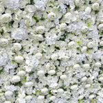 Aliflowers 5D Cream Peony Synthetic Flower Wall Outdoor Events ALFWL052 - Ali Flowers