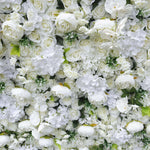 Aliflowers 5D Cream Peony Synthetic Flower Wall Outdoor Events ALFWL052 - Ali Flowers