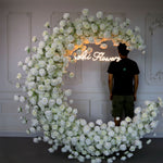 Aliflowers Moon Arch Wedding Decoration Stage Props Artificial Flower Arch - Ali Flowers