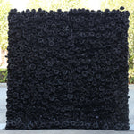 Ali Flowers Luxury 3d Black Rose Flower Wall Rolling Up Floral Backdrop ALFWL002 - Ali Flowers