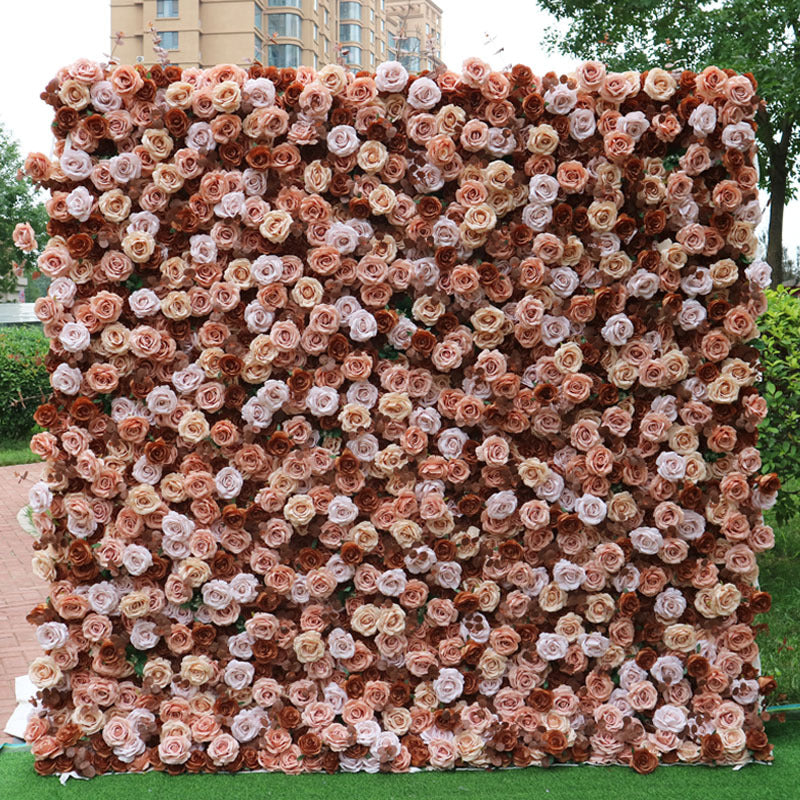 Aliflowers 3D Mixed Rose Flower Wall Backdrop Romantic Wedding & Event Decor ALFWL189