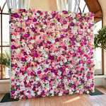 Ali Flowers 3D Colorful Pink Rose Wedding Flower Wall for Event Decoration