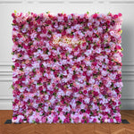 Ali Flowers 3D Colorful Pink Rose Wedding Flower Wall for Event Decoration ALFWL006 - Ali Flowers