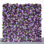 5D Purple Rose Flower Wall Wedding Party Background