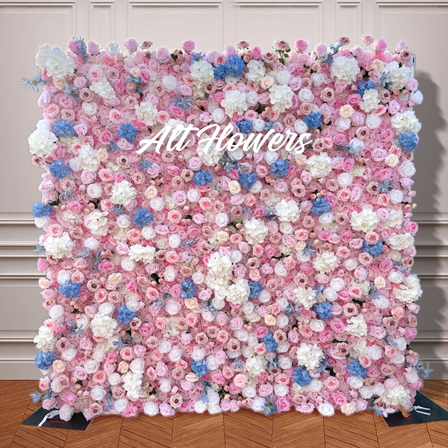 5D Pink Rose Wall