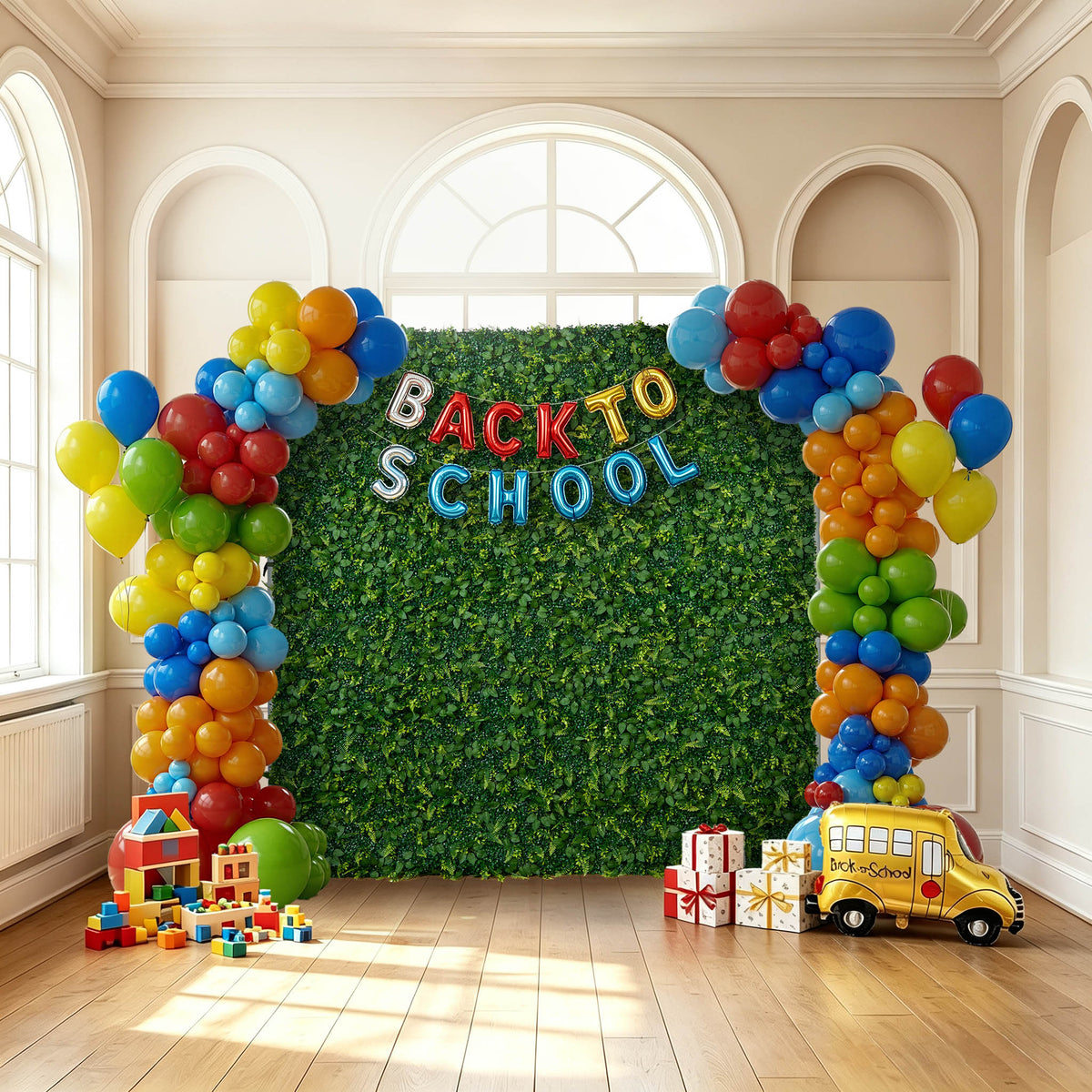 8*8ft Artificial Grass Wall Backdrop ALFWL151-Perfect for Weddings, Parties & Event Decor - Ali Flowers
