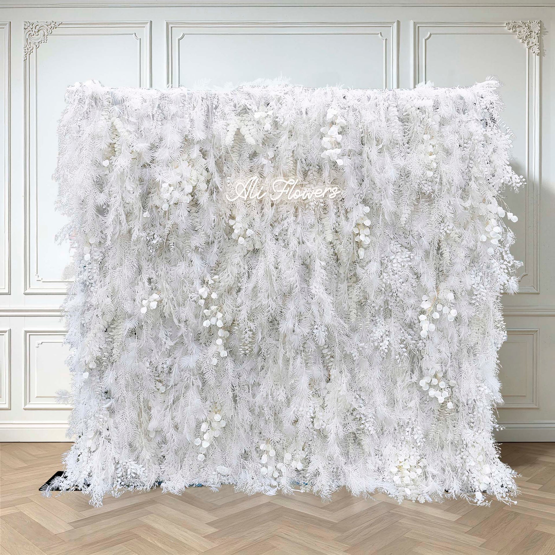 Aliflowers All Hanging Floral Wall Photo Booth Backdrop ALFWL125 1