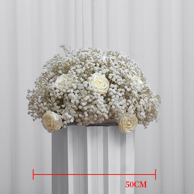 Ali Flowers Colorful Handmade Wedding Silk Flower Ball Centerpieces for Table Decor ALFBL007 - Ali Flowers