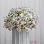 Ali Flowers Colorful Handmade Wedding Silk Flower Ball Centerpieces for Table Decor ALFBL007 - Ali Flowers