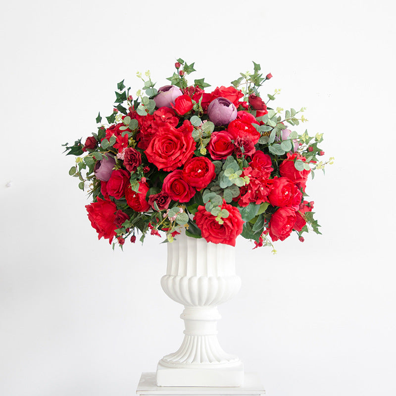 Colorful Handmade Wedding Silk Flower Ball Centerpieces Table Decor ALFBL013