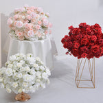 Ali Flowers Colorful Handmade Wedding Silk Flower Ball Centerpieces for Table Decor ALFBL014 - Ali Flowers