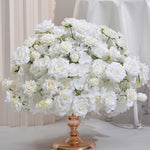 Ali Flowers Colorful Handmade Wedding Silk Flower Ball Centerpieces for Table Decor ALFBL014 - Ali Flowers