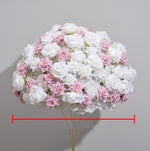 Ali Flowers Colorful Handmade Wedding Silk Flower Ball Centerpieces for Table Decor ALFBL015 - Ali Flowers