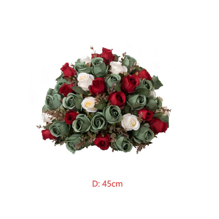 Colorful Handmade Wedding Silk Flower Ball Centerpieces Table Decor ALFBL017