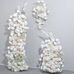 Aliflerows Pink Rose Baby's Breath KT Board Decoration Event Props ALFKT011