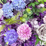 Purple Rose Flower Wall Wedding Party Flower Decoration Background 