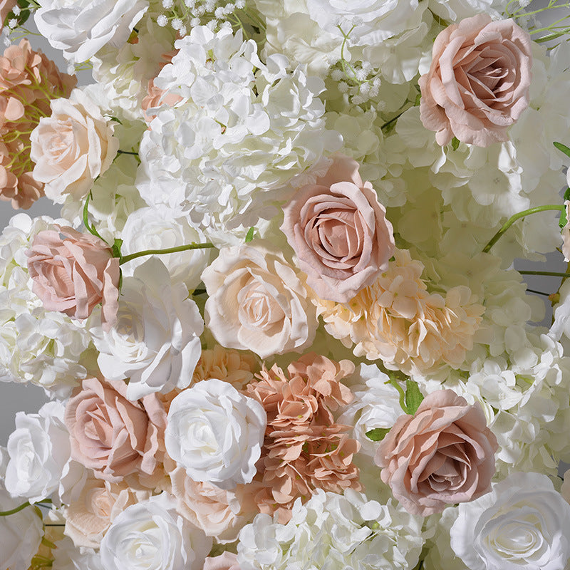 Aliflowers Silk Rose Wedding Background Arch KT Board Decoration Flower Arrangement ALFKT010