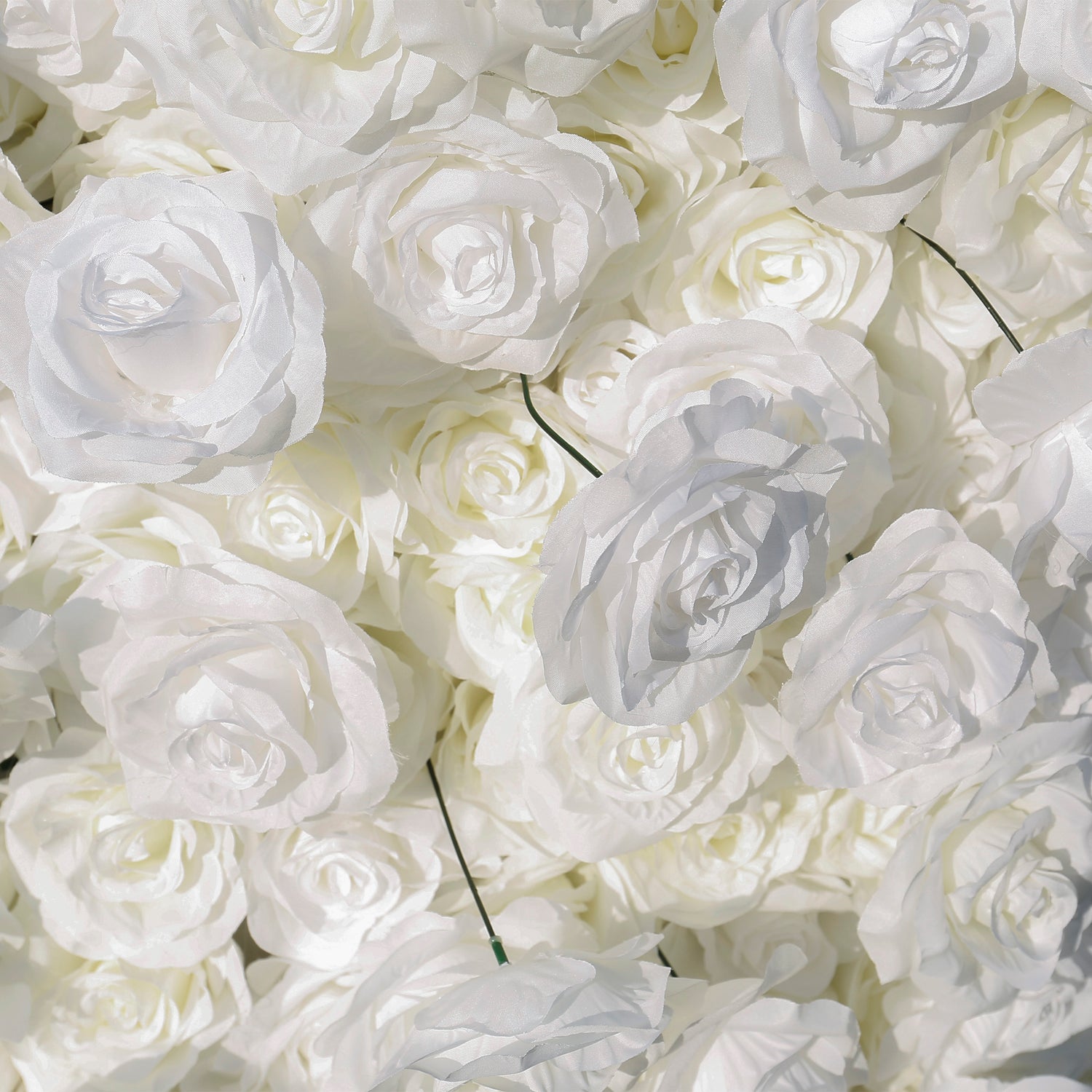 Aliflowers White Fabric Artificial Flower Wall Arch Wedding Birthday Party Decoration GM010