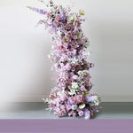 Aliflowers Lavender Purple Delphinium Wedding Horn Arch ALFAC002 - Ali Flowers