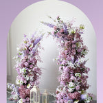 Aliflowers Lavender Purple Delphinium Wedding Horn Arch ALFAC002 - Ali Flowers