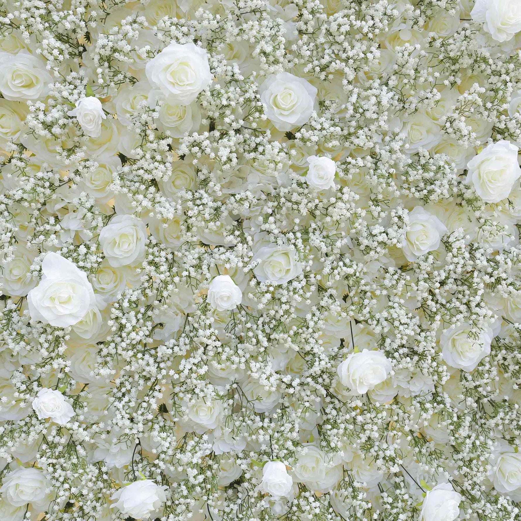 Aliflowers 5D Baby's Breath Flower Wall for Bridal Shower ALFWL073 - Ali Flowers