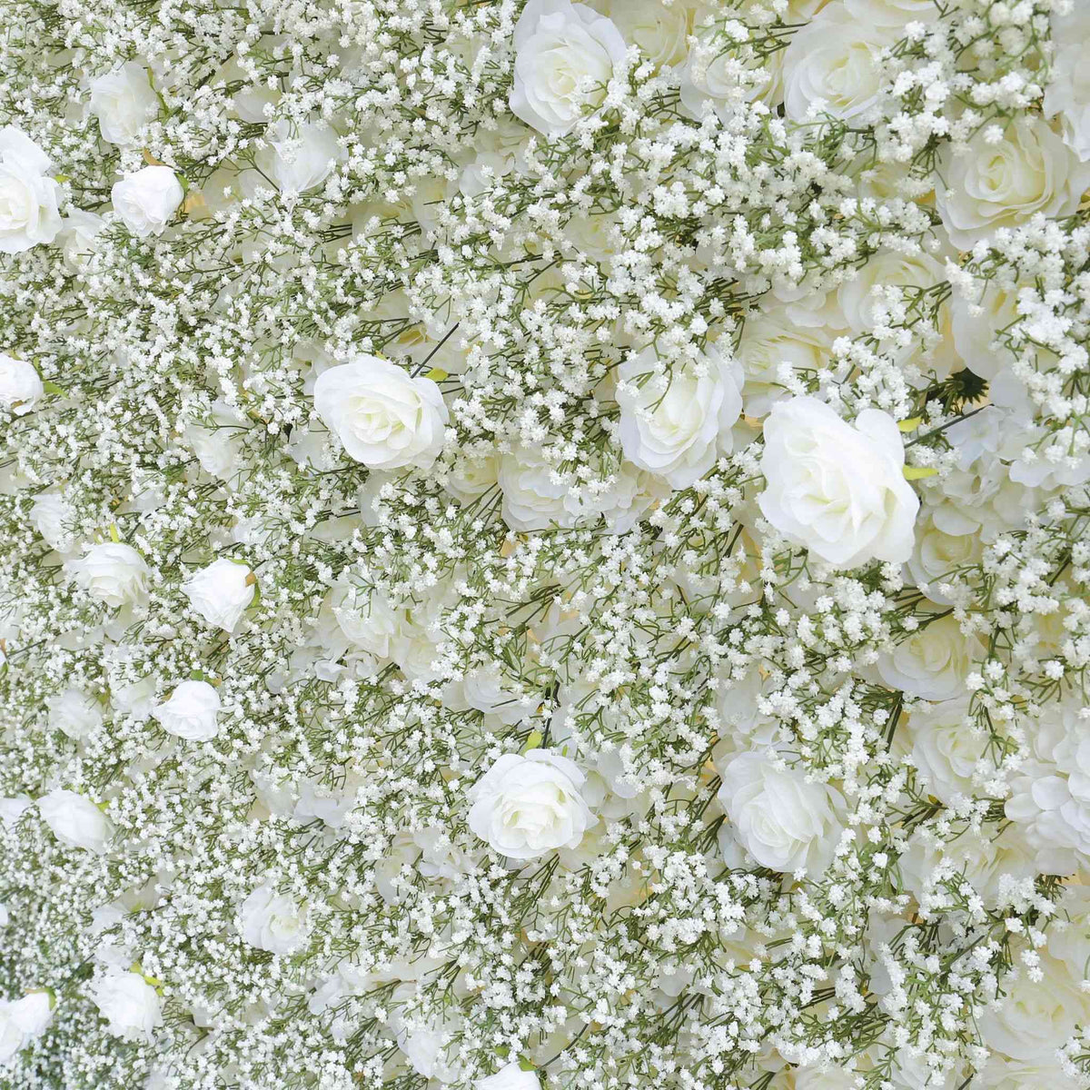 Aliflowers 5D Baby's Breath Flower Wall for Bridal Shower ALFWL073 - Ali Flowers