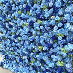 Ali Flowers 5D Artificial Silk Cerulean Sky Rose Flower Wall For Wedding Decoration ALFWL016 - Ali Flowers