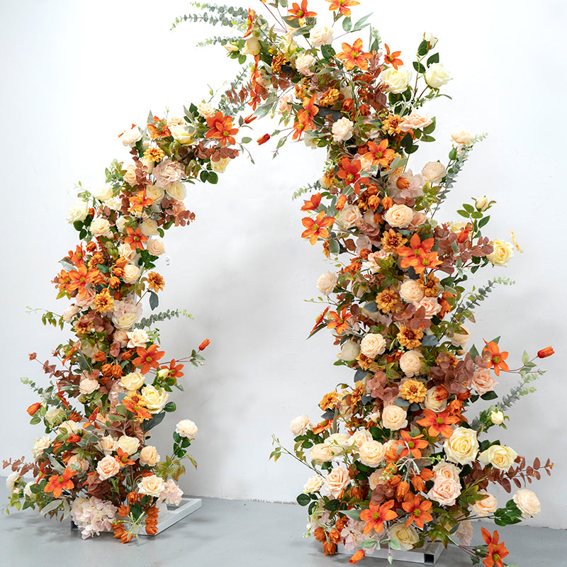 Aliflowers Sunset Series Artificial Asparagus Fern Wedding Backdrop KT Board Frame ALFAC009 - Ali Flowers