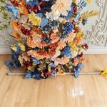 Aliflowers Colored Rose Horn Arch Wedding Floral Arrangement Event Horn Arch Decoration
