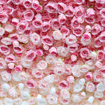 Ali Flowers 5D Gradient Color Artificial Simulation Flower Wall for Wedding Stage Decoration ALFWL018 - Ali Flowers